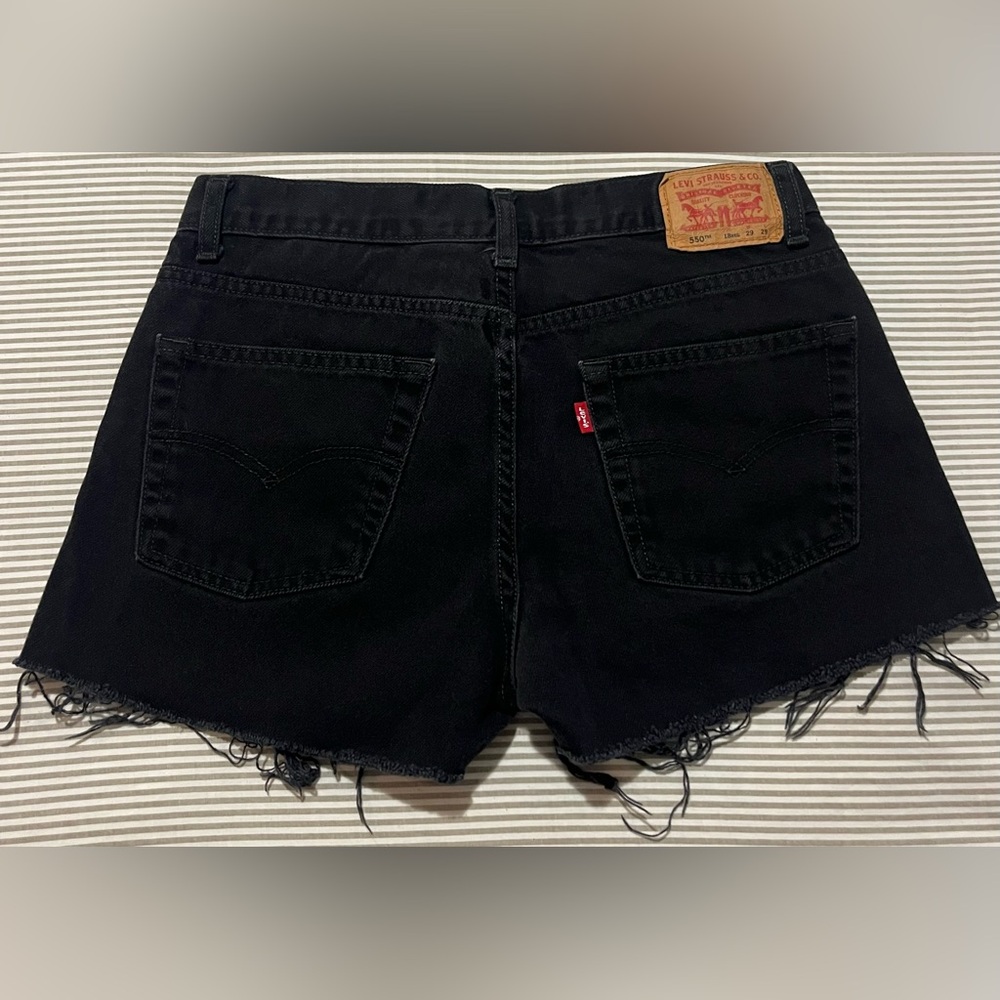 Levi’s 504 Relaxed Black Denim